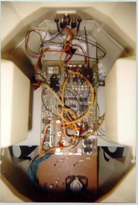 Close-up from electronics board